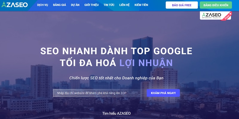 AZASEO cung cấp các dịch vụ SEO website chất lượng