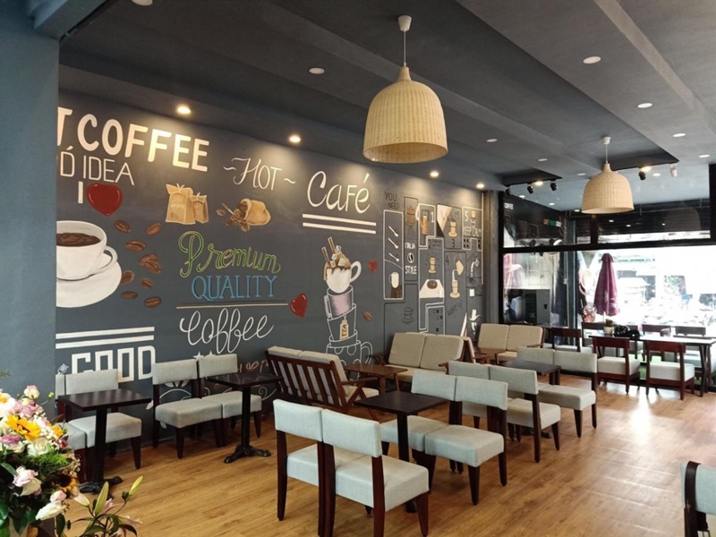 Thiết kế không gian quán thu hút