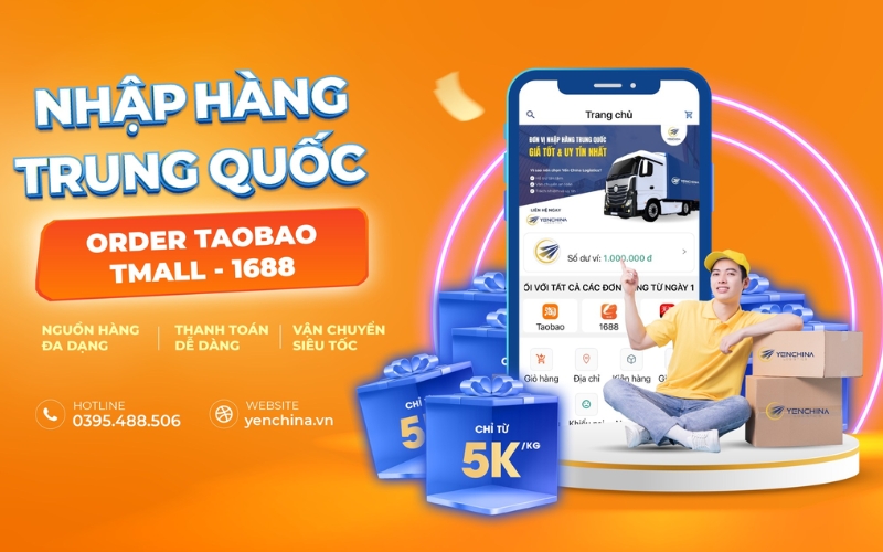 Dịch vụ nhập hàng Trung Quốc giá sỉ tại Yến China Logistics