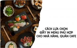 giấy in menu