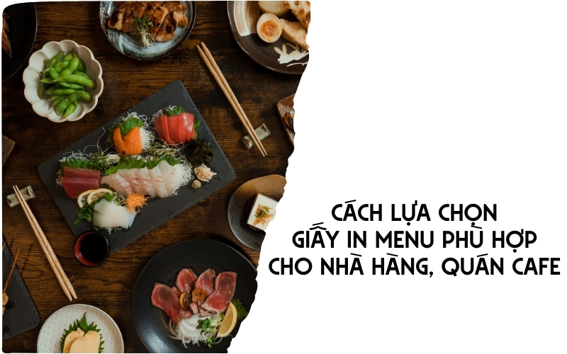 giấy in menu