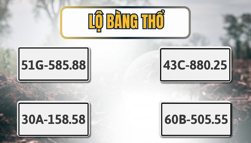 biển số hợp mệnh Lộ Bàng Thổ