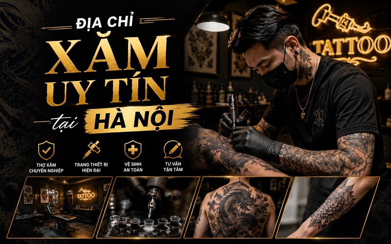 địa chỉ xăm uy tín tại Hà Nội
